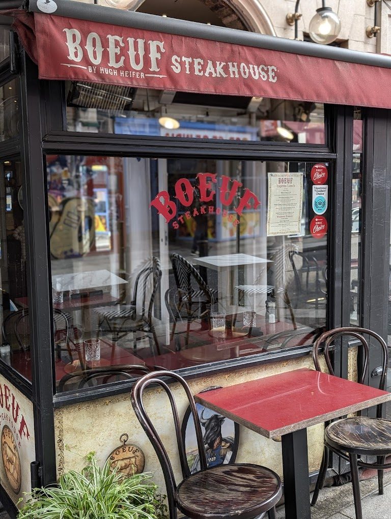 Boeuf on the corner of South William Street, Dublin 2