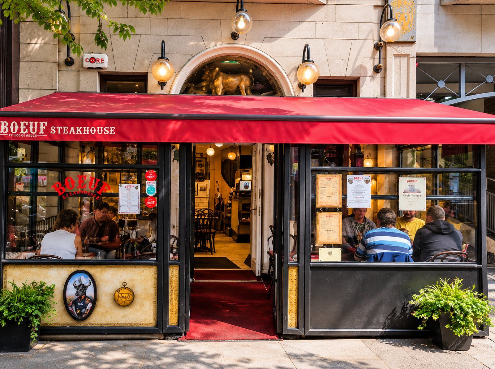 Boeuf steakhouse on South William Street, Dublin